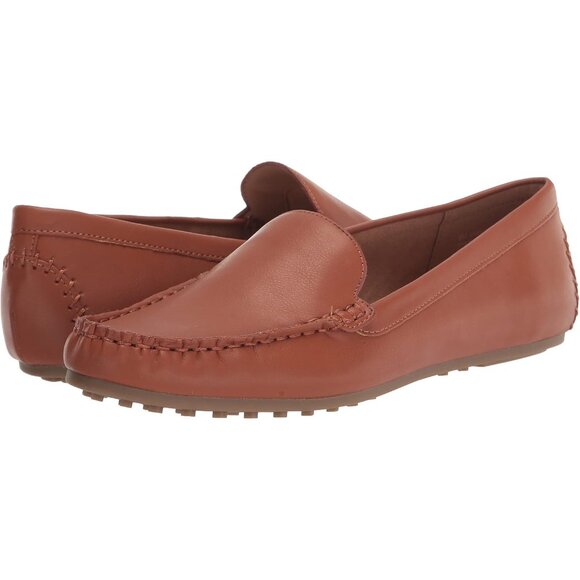 Aerosoles Womens Brown Tan Closed Rounded Toe Over Drive Flats Loafer Shoes - Picture 7 of 8